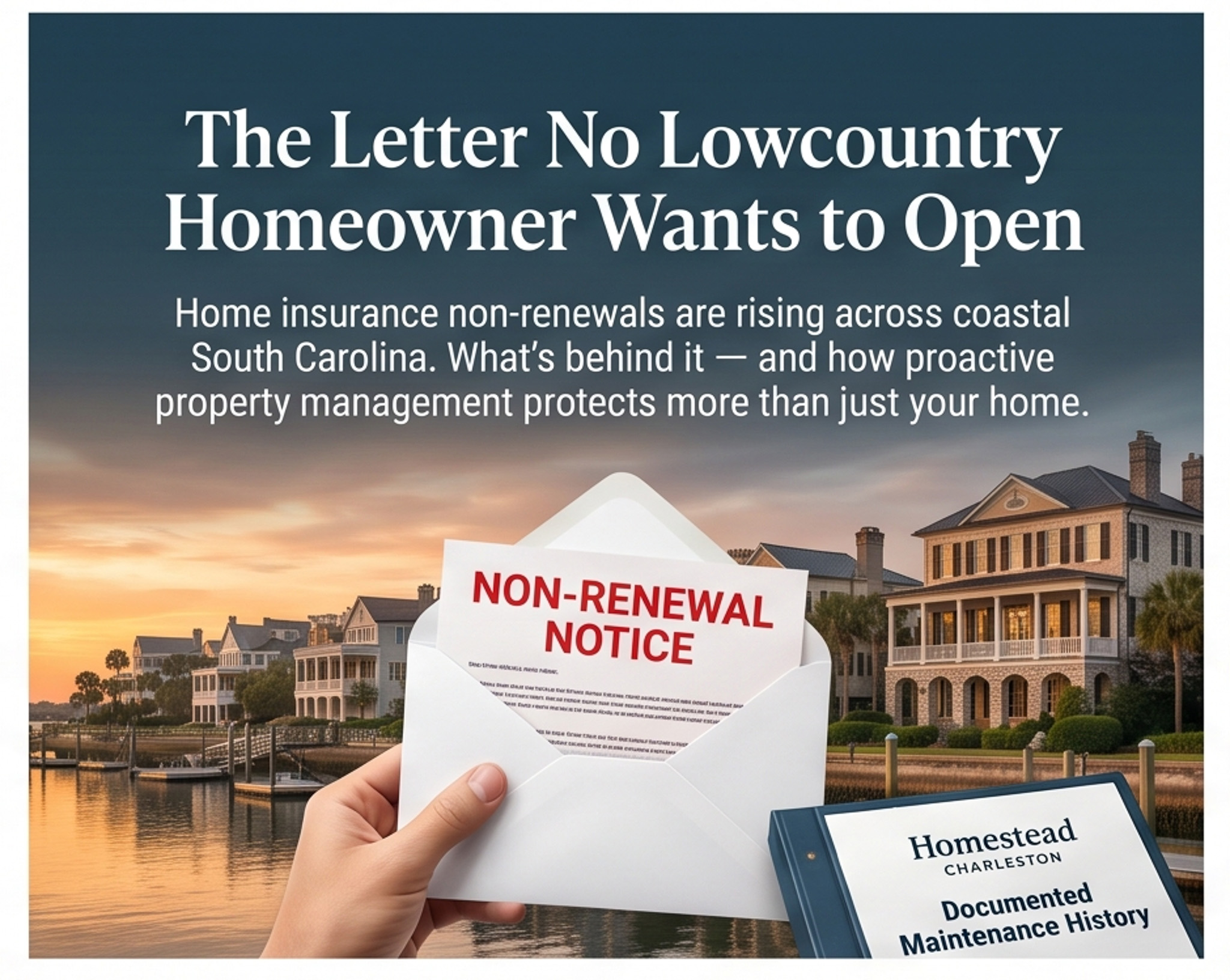 Home insurance non-renewals are rising across coastal South Carolina